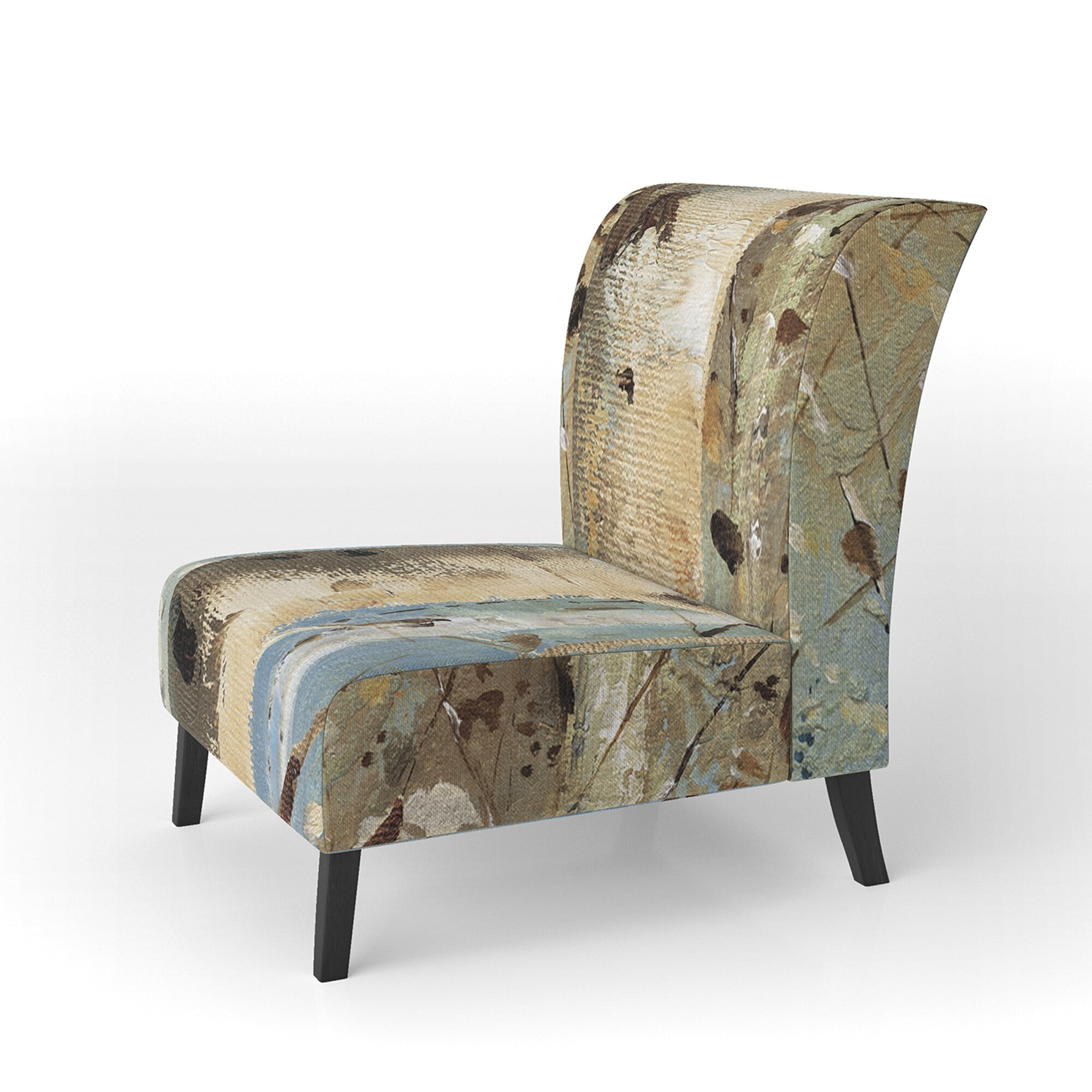 DESIGN ART Designart "White Birch Forest I" Upholstered Modern