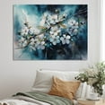 thumbnail image 1 of DESIGN ART Designart "White Blue Apple Tree Artistry I" Floral Apple Tree Wall Decor 40 in. wide x 30 in. high, 1 of 5