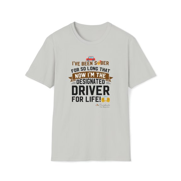 DESIGNATED DRIVER Tee....The Sober Living Line by Grandmarkee ~The Magician~