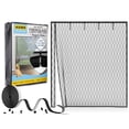 thumbnail image 1 of AUGO Fiberglass Magnetic Screen Door Reversible Left Right Side Opening - Self Sealing, Heavy Duty, Hands Free, Keeps Bugs Out - Pet and Kid Friendly - Patent Pending Keep Open Feature – 74” x 81”, 1 of 7