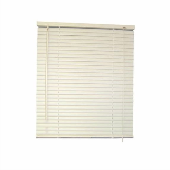 DESIGNER'S TOUCH 1-Inch Vinyl Mini Blinds, Alabaster, 23X42 In. - 833118