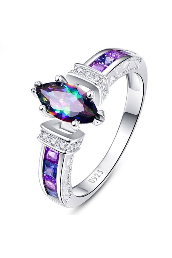 Sterling Silver Rings ,Vintage Charm Jewelry Rings,Exquisite Materials Rings for Women