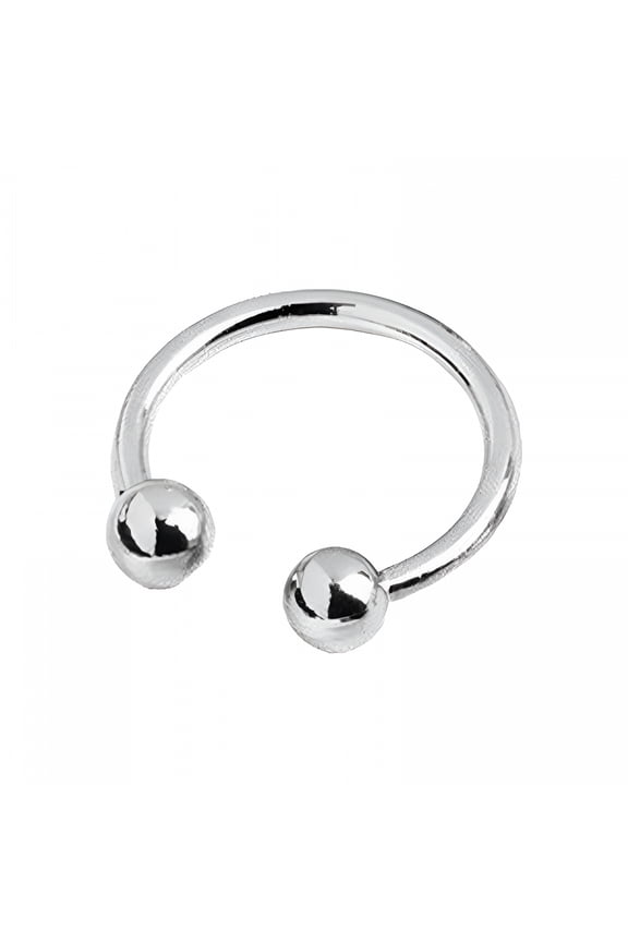 1 Pc Stainless Steel Horseshoe Nose Ring Large Size Septum Piercing Ear Piercing-12G