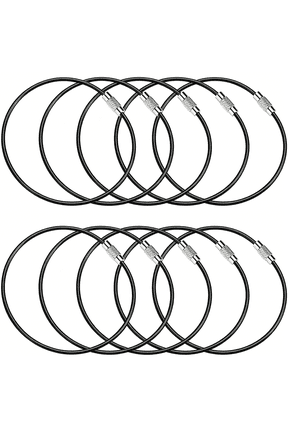 Durable Cable Key Rings for Secure Holding