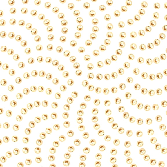 DESIGNICE 100 Pcs Gold Jewelry Gold Filled Beads Ball Spacer Beads Jewelry Supplies