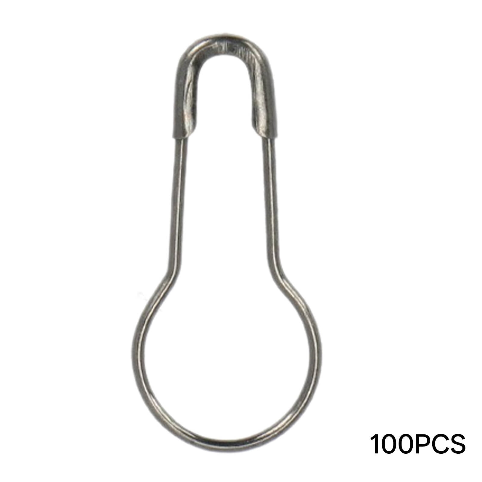 DESIGNICE 100Pcs Safety Pins,Compact Size Safety Pins,Portable Storage ...