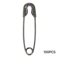 thumbnail image 1 of DESIGNICE 100Pcs Safety Pins,Craft Enthusiast Safety Pins,Handmade Jewelry Large Safety Pins,Black-3, 1 of 5