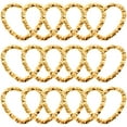 thumbnail image 1 of DESIGNICE 100pcs Heart Shape Key Rings DIY Key Chain Rings Handcrafted Rings Open Rings, 1 of 4