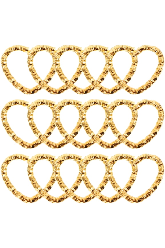 100pcs Heart Shape Key Rings DIY Key Chain Rings Handcrafted Rings Open Rings