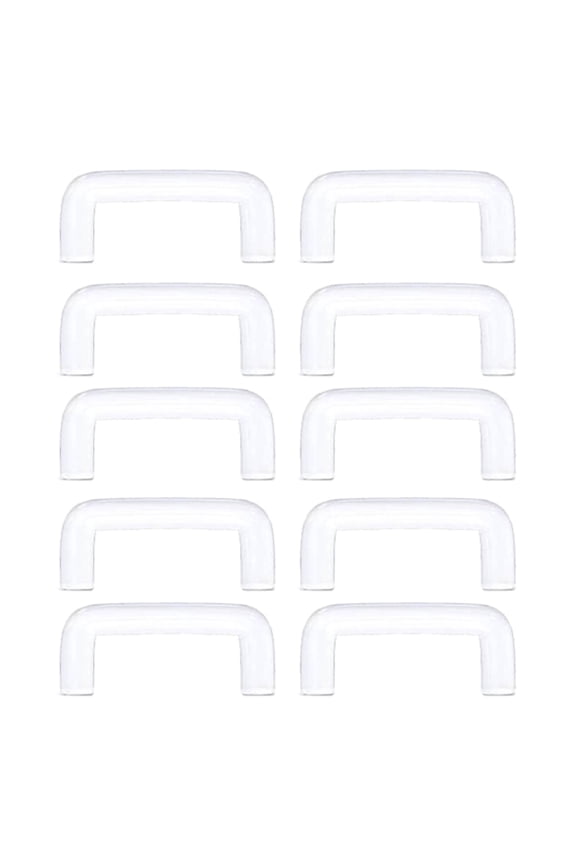 10Pcs Clear Septum Piercings Hider Flexible Acrylic Nose Studs Ring Retainer Clear Nose Piercing