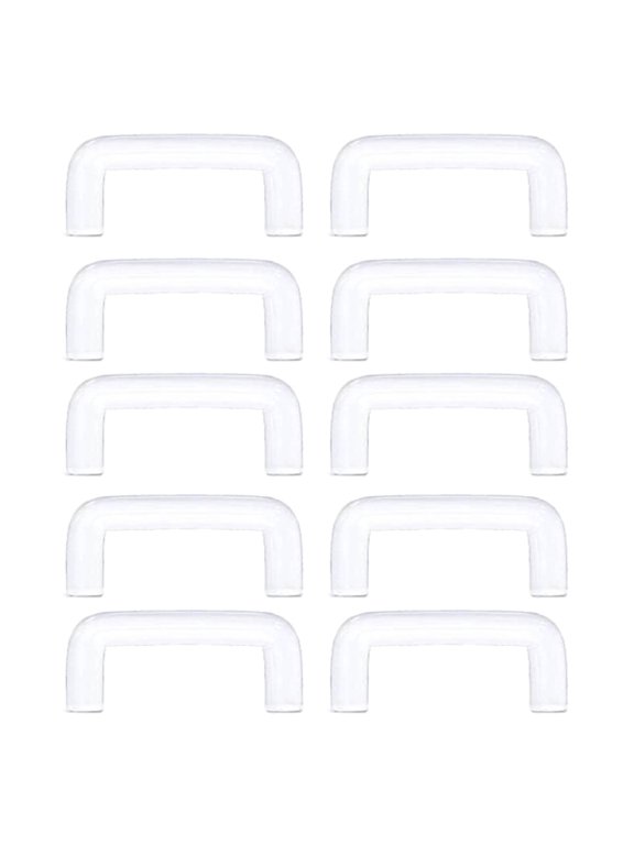 10Pcs Clear Septum Rings Retainers U-Shaped Piercing Hider Flexible Acrylic Nose Rings Retainer Body Jewelry Piercing Retainers