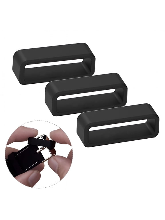 12-30Mm Silicone Replacement Elastic Wrist Watch Strap Band Loop Ring Accessory (22Mm, 5 Pcs)
