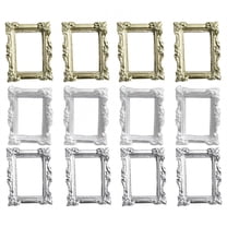 DESIGNICE 12Pcs Vintage Picture Frames,Easy Match Small Picture Frames,Natural Element Photo Frame,3.94"X1.58"