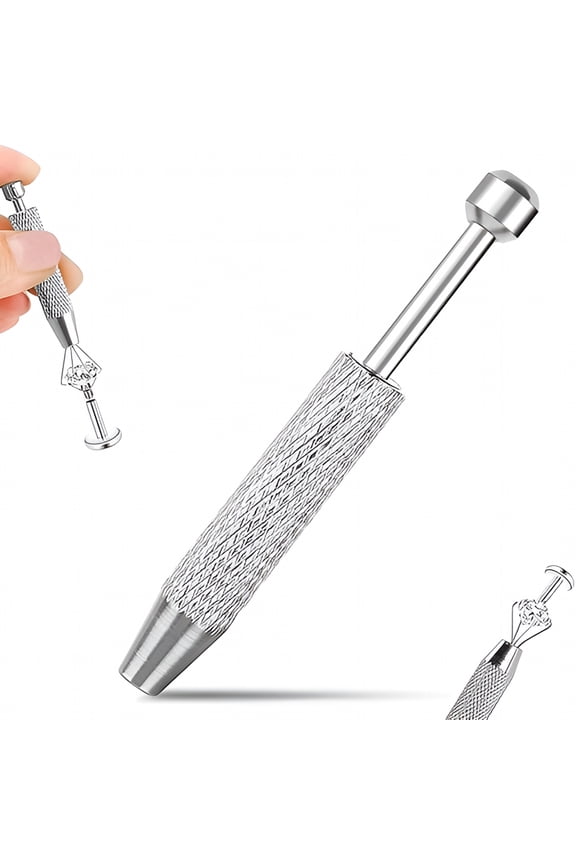 14G 16G 18G 20G Piercing Taper Piercing Ball Grabber Tool Stainless Steel Flat Back Earring Applicator Tool Threadless Insertion Pin Curved Body Piercing Kit for Ear/Nose/Navel/Lip/Eyebrow