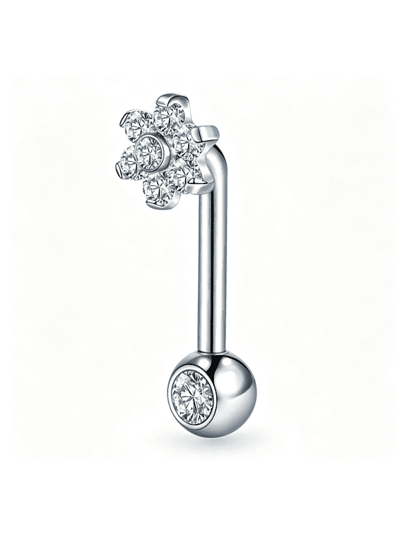 14G Titanium Christina Piercing Barbell Vch Piercing Jewelry for Women Genital Jewelry Vertical Hood Christina Piercing Jewelry