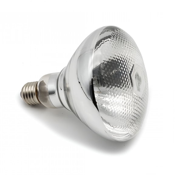 DESIGNICE 150W Infrared Heat Lamp Bulb, E26 Base Clear Explosion-Proof Quartz Glass, UV Coating Warming Light for Pets and Bathroom