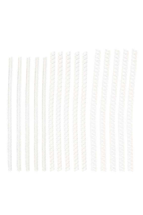 15Pcs Ring Size Adjuster Tightener, Invisible Loose Ring Sizer for Women Men, Adjustable Plastic Band to Prevent Spinning and Falling Off
