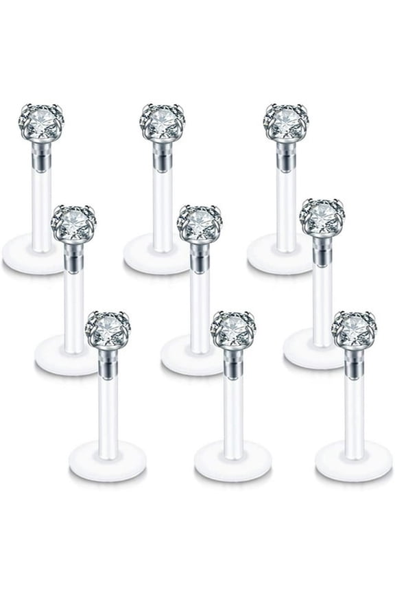 16G Labret Monroe Lip Rings Helix Tragus Earring Studs Piercing Jewelry Surface Tragus Piercing Jewelry Forward Helix Earrings