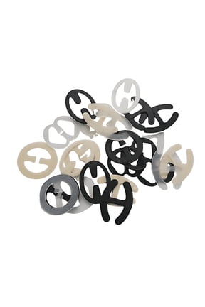16Pcs Bra Clips Anti-Slip Clear Bra Straps Invisible Magic Clasp Bra Strap Holders for Slipping