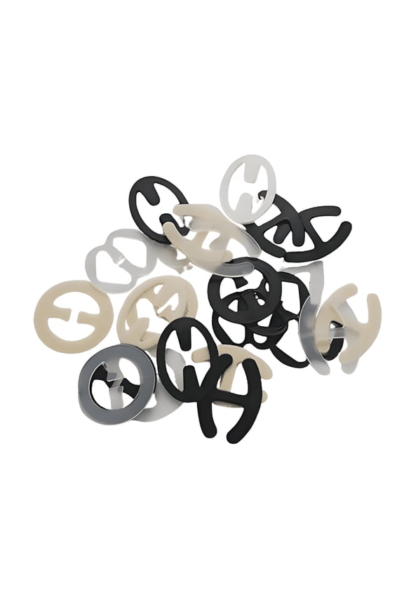 16Pcs Bra Clips Anti-Slip Clear Bra Straps Invisible Magic Clasp Bra Strap Holders for Slipping