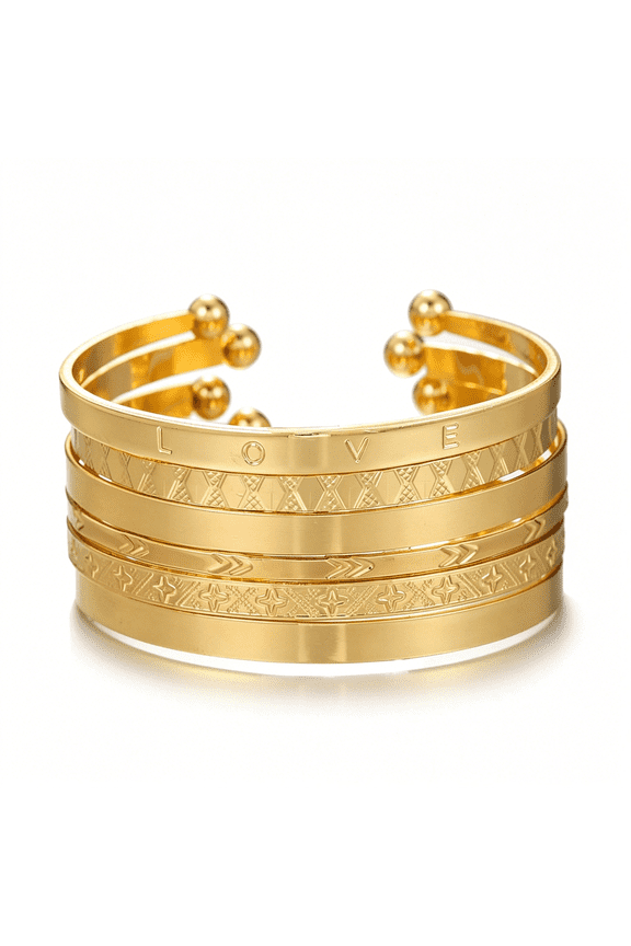 19Pcs Gold Bangle Bracelets Set for Women Boho Multi Layer Stack Textured Bracelets Indian Chunky Bangle Bracelet for Women Teen