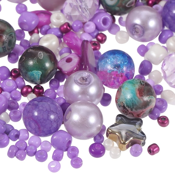 DESIGNICE 2 Bags of Jewelry Making Beads DIY Crafts Loose Beads For Necklace Earrings Bracelet Making