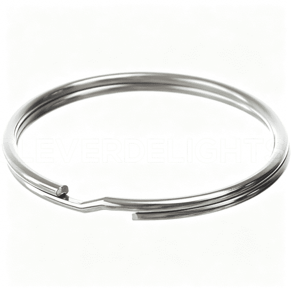 DESIGNICE 2" Key Rings-10 Pack-Large Split Key Rings-Strong Key Chain Ring Connector-2 Inch