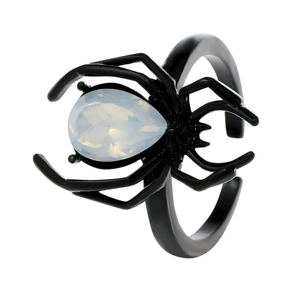 DESIGNICE (2-Pack) Black Ring Unisex Retro Rings Set for Women Fashion Metal Old Geometric Vintage Jewelry Open index Finger Ring Finger Rings for Women Weathering with You