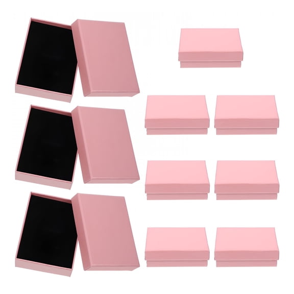DESIGNICE 2026 New 10Pcs Jewelry Gift Boxes for Earrings Necklace Packaging Small Cases for Vanity Store for Gifting, Jewelry Storage, Boutique Display, Organizing Accessories, Special Occasions