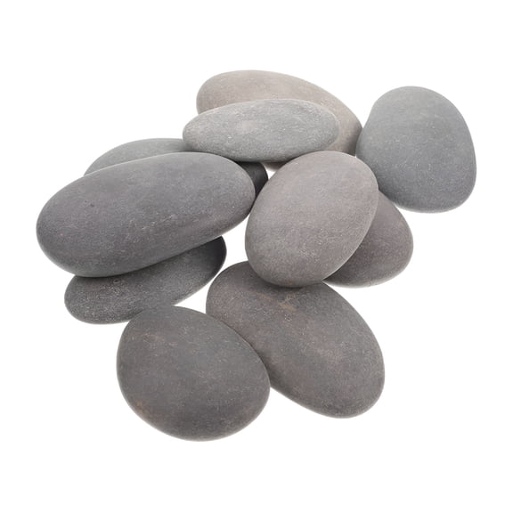 DESIGNICE 2026 New 10Pcs Smooth Polished River Rocks Painting Rocks for Kids Creative Crafts and Garden Decoration for Indoor Plants Crafts Fish Tanks
