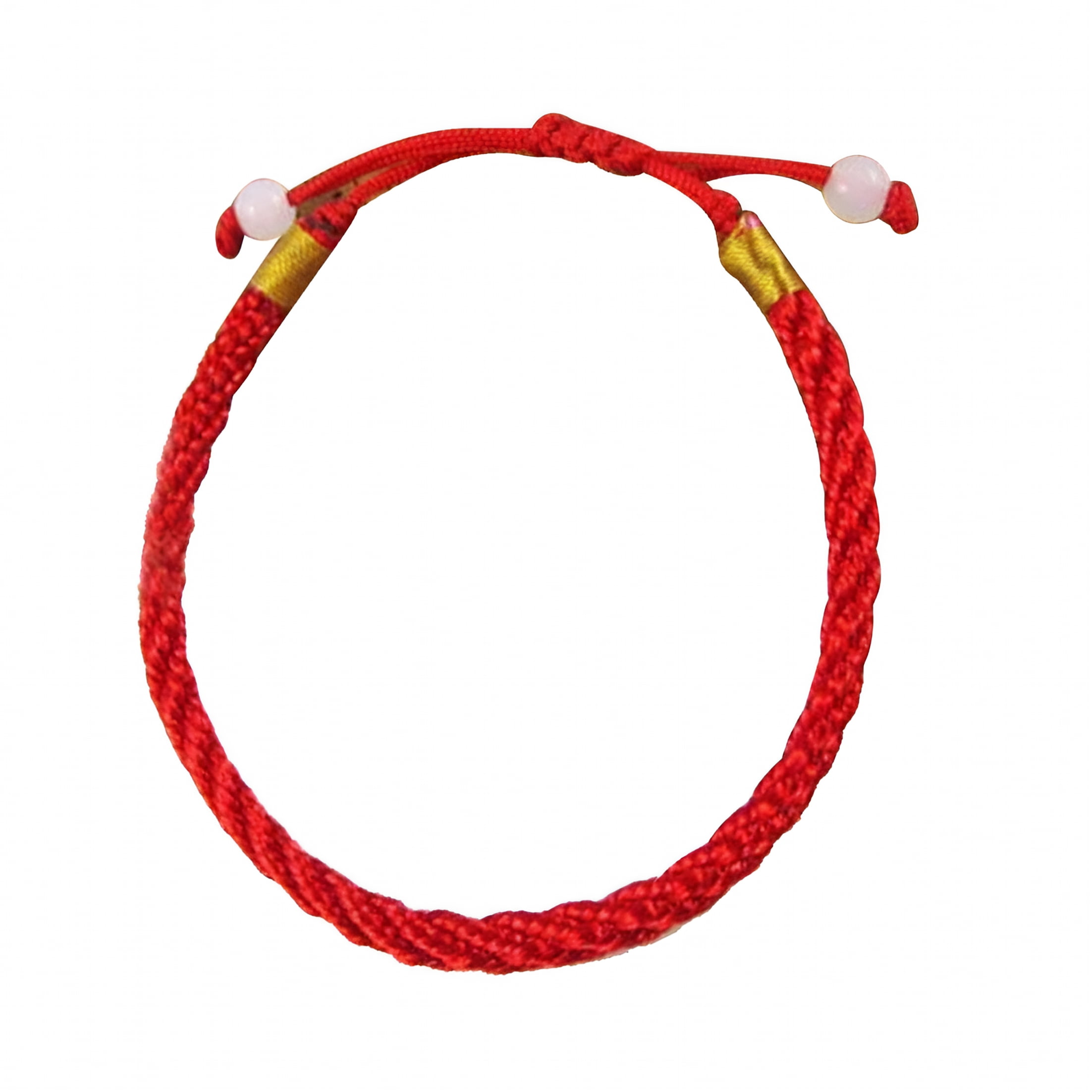 DESIGNICE 2026 New 12Pcs Handmade Women Red Rope Thread String Bracelet ...