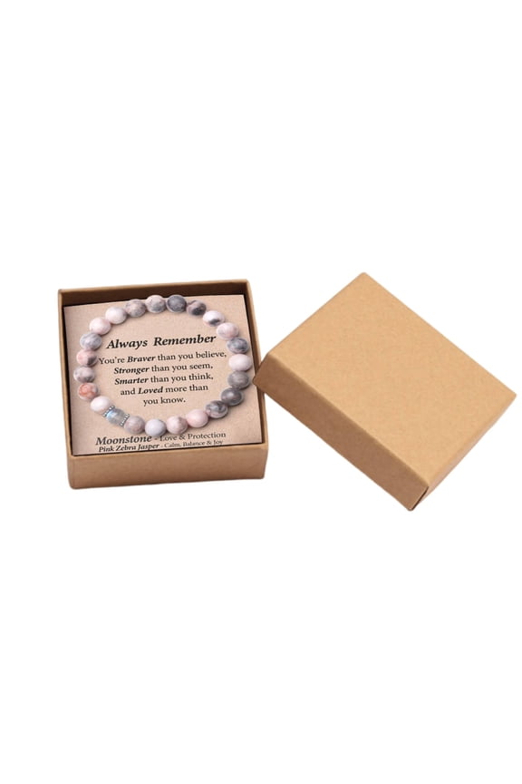 2026 New 2 Pcs Beaded Bracelets for Women White Pine Essential Oil Crystal Bracelet Beads Chakra Bracelets for Casual Party Gift Travel Style 4
