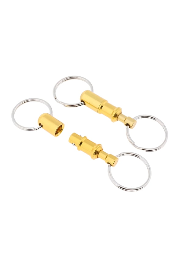 2026 New 2 Pieces Breakaway Key Separate Car Keys Quick Release Keychain for Car Keys,Home Keys,Work,Travel,Daily Use,Key Organization