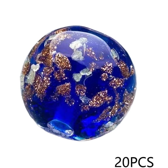 DESIGNICE 2026 New 20 Pcs Bracelet Beads Personalized Decor Beads for Bracelets Making Color Fusion Bracelet Making Kit Beads for Diy Gift Party Sapphire Blue