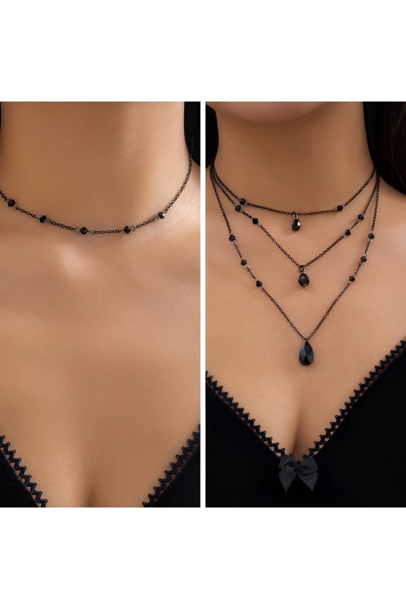 2026 New 2Pcs Gothic Jewelry,Vintage Blood Drop Gothic,Dark Style Versatility Goth Accessories