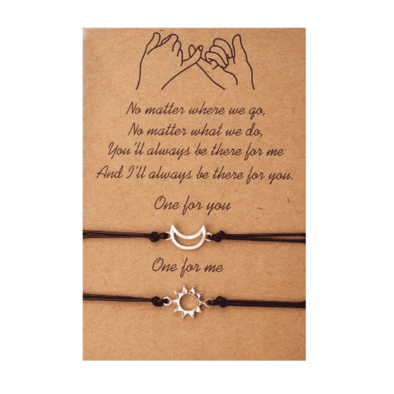 DESIGNICE 2026 New 2Pcs Morse Code Bracelets Rope Bracelet Men Bracelet 2 Pieces Matching Bracelets for Casual Party Daily Style 7