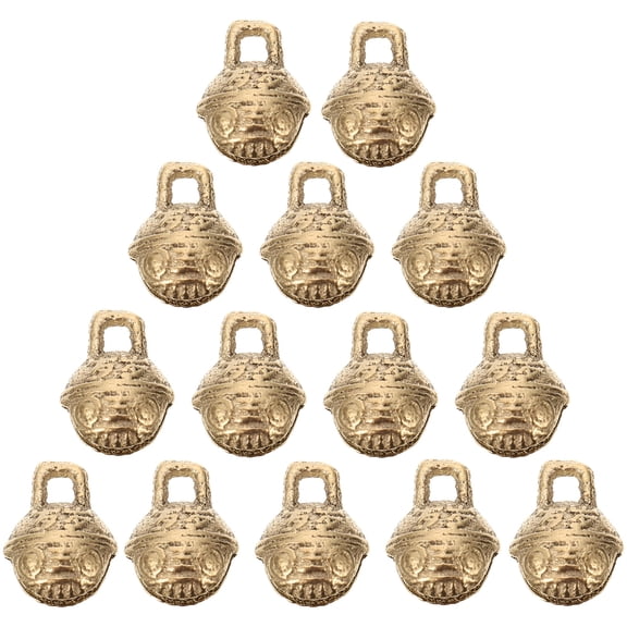 DESIGNICE 2026 New 30 Pcs Pure Copper Decorative Bell Jewelry Decor Small Pet Bells Jingle Bells for Crafts Bracelets in Bulk Little Bells