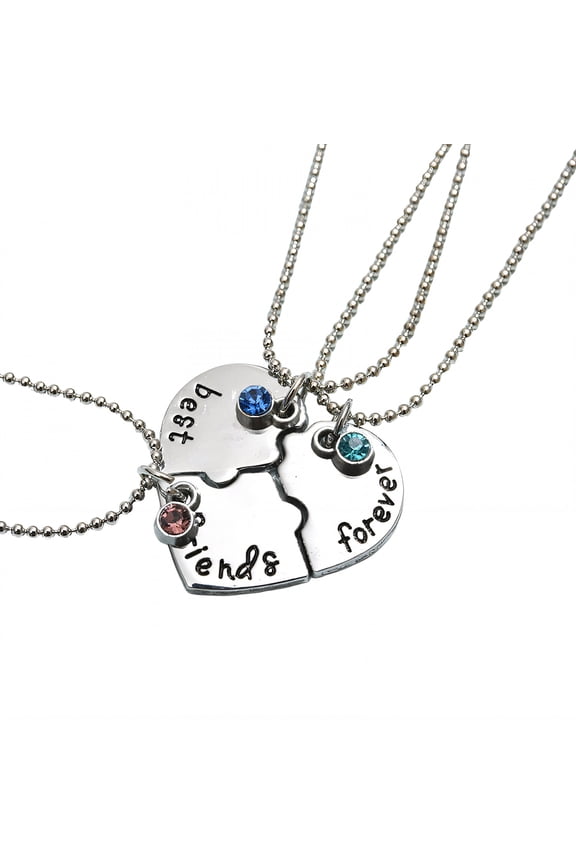 2026 New 3Pcs Silver Necklace Thin Structure Cute Necklace for Women High Pliability Mom Necklace for Women for Daily Party Gift Silver2 Plated