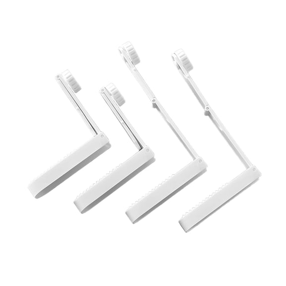 DESIGNICE 2026 New 4 Pcs Bed Skirt Pins Foldable Design Tacks Versatile Fit Bed Sheet Stability Push Pins for Bulletin Board for Bed Sofa Tablecloths
