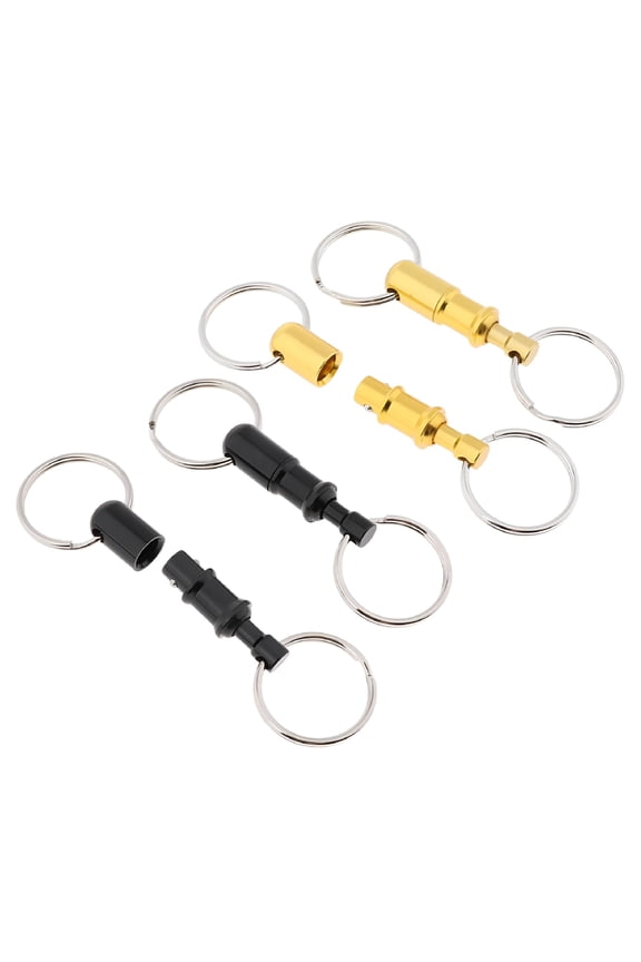 2026 New 4Pcs Multipurpose Detachable Pull Apart Quick Release Keychain for Keys,Backpacks,Bags,Outdoor Gear,Tools