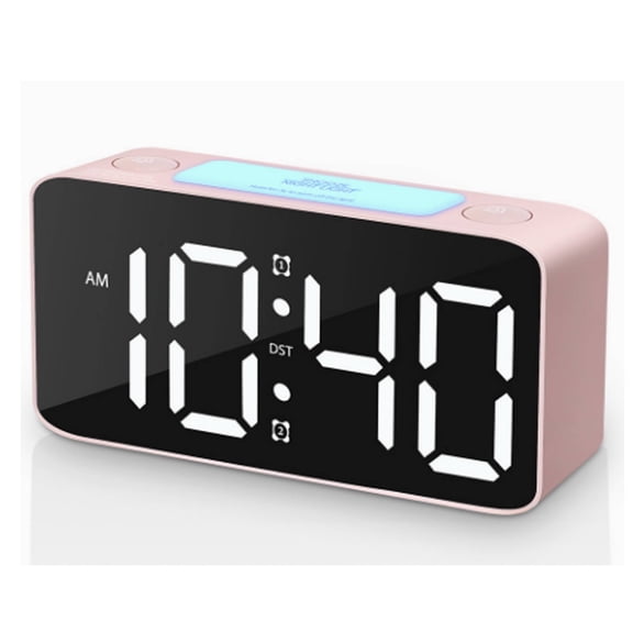 DESIGNICE 2026 New Alarm Clock Customizable Digital Clock for Unique Light Combinations Innovative Bedside Clock with Dual Alarm and Usb Connectivity for Bedroom Office Study