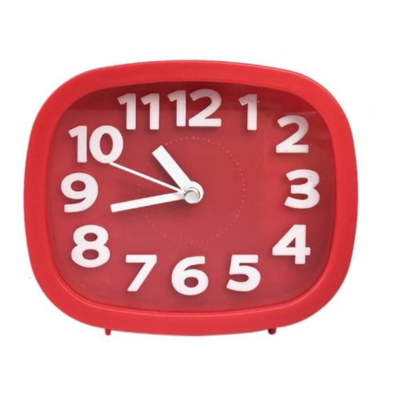 DESIGNICE 2026 New Alarm Clock Drop-Proof Abs Alarm Clocks for Bedrooms High-Visibility Lcd Table Clock Silent Electric Alarm Clock for Bedrooms Offices Dorm Rooms Nightstands Study Desks.