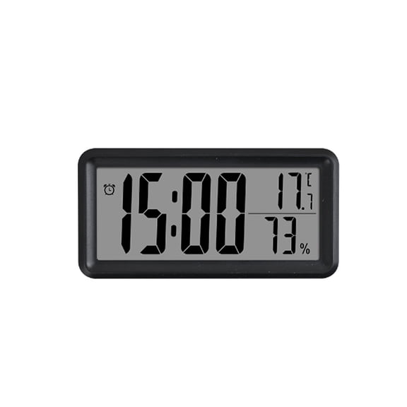 DESIGNICE 2026 New Alarm Clock,High Definition Digital Clock with Sharp Lcd Display,Adjustable Bedside Clock with 12/24 Hour Modes,Silent Alarm Clock for Study and Work