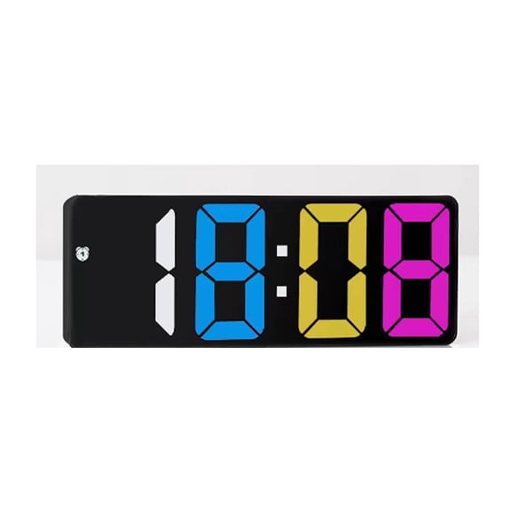 DESIGNICE 2026 New Alarm Clock Modern Digital Clock Eco Friendly Bedside Clock Voice Activated Alarm Clock with 3 Level Brightness Control for Bedroom Office Bedside