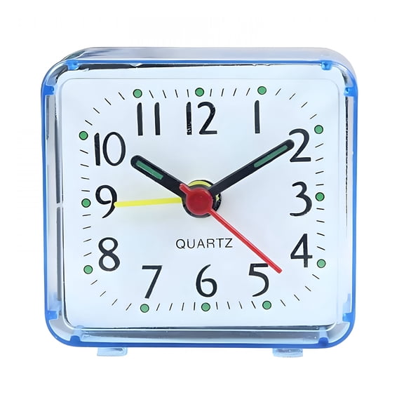 DESIGNICE 2026 New Alarm Clock,Stylish Colorful Abs Desk Clock with Silent Second Hand,Practical User-Friendly Alarm Clocks for Bedrooms and Home Office Spaces