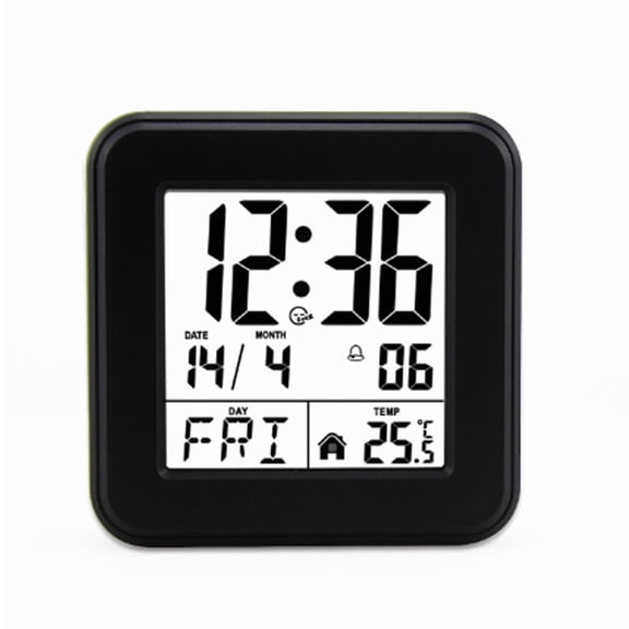 DESIGNICE 2026 New Alarm Clock Versatile Digital Clock with Dual Alarm Settings Temperature Sensing Smart Alarm Clock for Home and Office