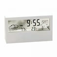 thumbnail image 1 of DESIGNICE 2026 New Alarm Clocks for Bedrooms with Battery Backup,Auto Set Digital Clock with Date and Day of Week,Indoor Temperature Humidity,Moon Phase,Dimmer,Auto Dst,Usb Port, 1 of 6