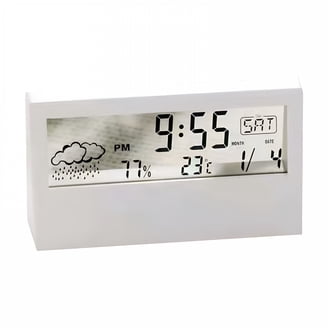 Clock Humidity Temperature for Home