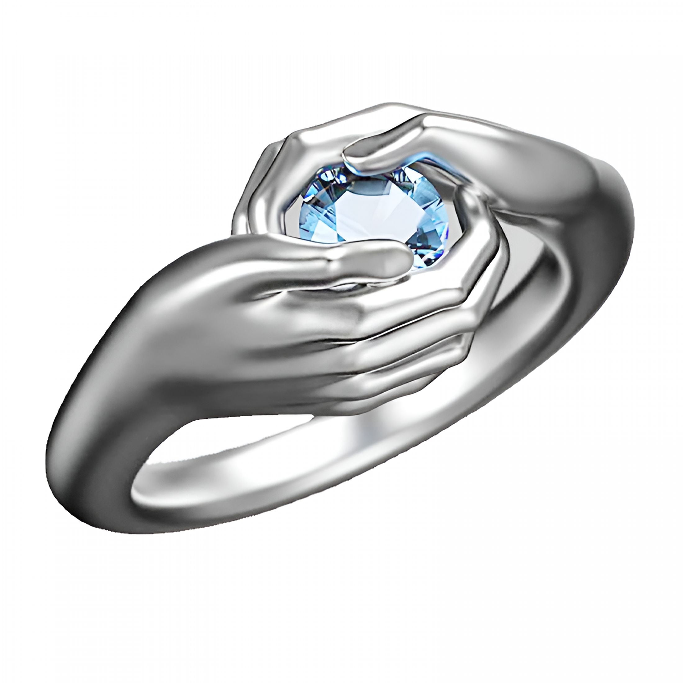 DESIGNICE 2026 New Alloy Inspirational Encourage Rings Hand Open Thumb ...
