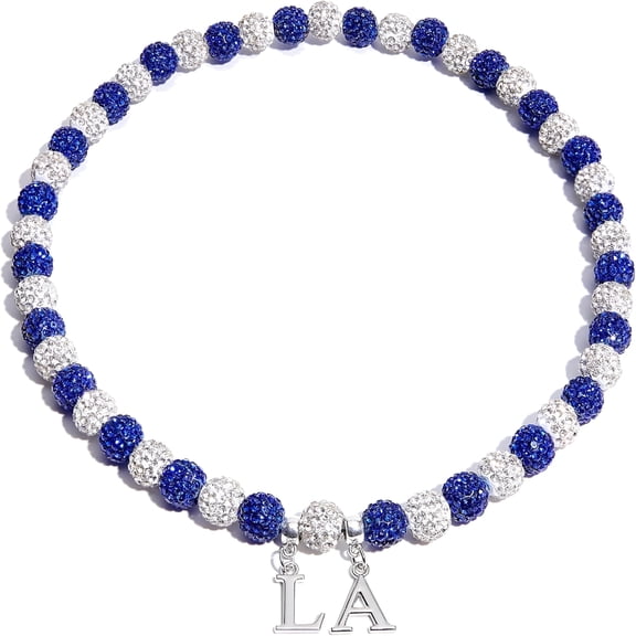 DESIGNICE 2026 New Baseball Necklace 18 Inch Baseball Fan Chain Letters Necklace Men'S and Women'S Shiny Rhinestone Drops, for Game Day, Casual Wear, Sports Events, Fan Gatherings